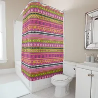 Floral Pink Shower Curtain