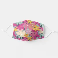 Cute Summer Floral Burst Adult Cloth Face Mask