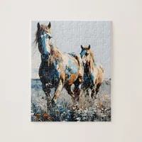 Two Paint Horses Jigsaw Puzzle