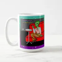 1970's Retro Extraterrestrial in Disco Lounge  Coffee Mug