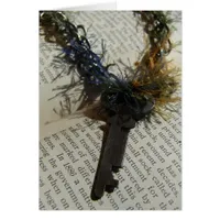 Key Necklace on Vintage Book