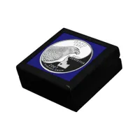 Faux Idaho State Quarter Jewelry Box