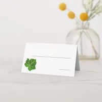 Green Ivy Leaf  Place Card