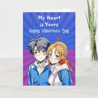 My Heart is Yours | Anime Happy Valentine's Day Card