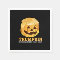 Funny  Pumpkin Trumpkin Halloween  Napkins