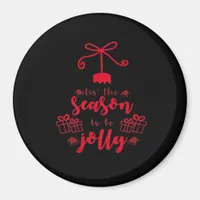 Christmas Calligraphy - Tis The Season Magnet