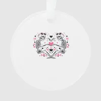 Skeleton Heart Hands Classic Viral Ornament