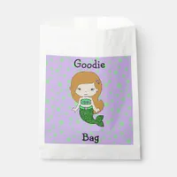 Cute Green & Purple  Mermaid Goodie Bag