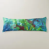 Cool Modern Abstract Acrylic Art Body Pillow