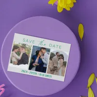 Modern Script 3 Photo Templates Save the Date