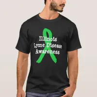 Lyme Disease Awareness Shirt for Illinois Lymie