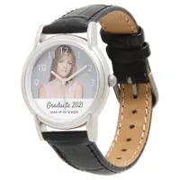 Graduation girl photo female text graduate student watch