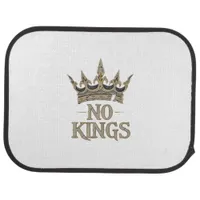 No Kings In America Vintage Graphic Car Floor Mat