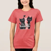 Cat Lady for Kamala Harris 2024 Tri-Blend Shirt