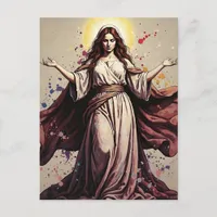 Vintage Art Mary Magdalene   Postcard