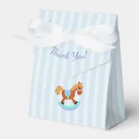 Thank You Blue Baby Shower Candy Favor Box