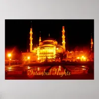 (TURKEY) Istanbul Nights Poster