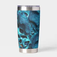 Blue Pattern Insulated Tumbler