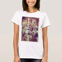 Grunge Merry-Go-Round Goat T-Shirt