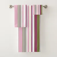 Modern New Season Stripes Bath Towel Set