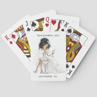 Vegas Bachelorette Party Bridal Gift Poker Cards