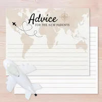 Adventure Baby Shower Advice Card