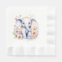 Elephant Themed Girl's Baby Shower