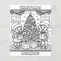 Color Me Page | Christmas Morning