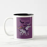 Unicorn Witch Two-Tone Coffee Mug