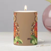 The Owl Pillar Candle
