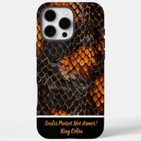 Vibrant patterns of snakeskin in nature iPhone 16 pro max case