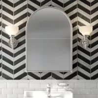 Black and White Chevron Marble Pattern Wallpaper