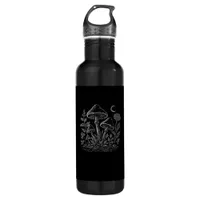 Cottagecore Mushrooms Fungi Goblincore Aesthetic Stainless Steel Water Bottle