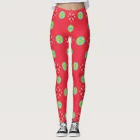 Christmas Holiday Charm Pattern 03 -  Leggings