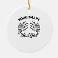 Bgm Bad Girl - Skeleton Heart Hands  Ceramic Ornament
