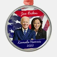 Joe Biden and Kamala Harris 2020 US Election Metal Ornament