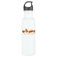 The First Day Of Fall Hello Fall Stainless Steel Water Bottle