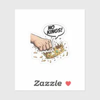 No Kings In America Creative Design Sticker