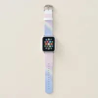 Rainbow of hope - pastel, apple watch band