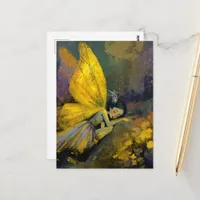 Cute Sleepy Fairy Postcard