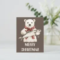 Polar Bear Christmas Card