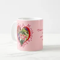 Mother's Day Pink Floral Love Unconditional Poem Coffee Mug