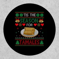 Tis Season For Tamales Funny Christmas Food Patch