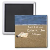 beach Save the date magnet