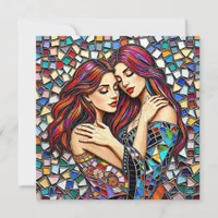 Women in Love | Romantic Embrace Card