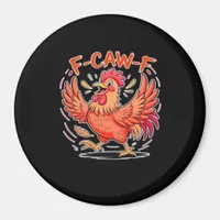 F-Caw-F Attitude Classic Retro Style Magnet
