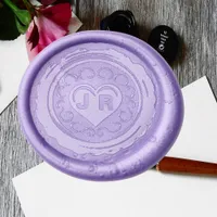 Retro Love Wax Seal Sticker