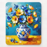 Beautiful Vase of Flowers  Mouse Pad