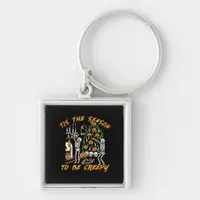 Halloween Creepy Season The Season To Be Creepy Keychain