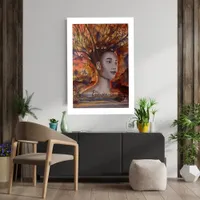 Essence of the Earth -Artistic Nature Goddess Acrylic Print